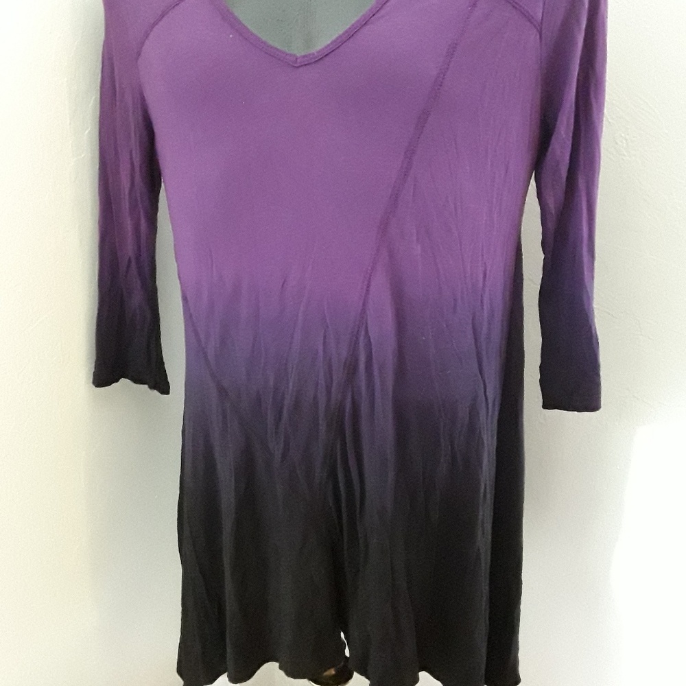 DKNY Jeans women top tunic 3/4 sleeve size M - Picture 5 of 6